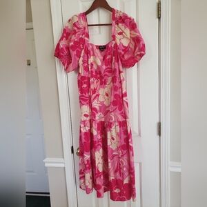 Floral Pink Dress NWOT